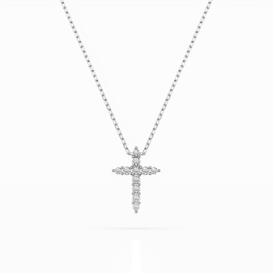 CARA DIAMANTI Gold Necklace with Diamonds K104-10020W