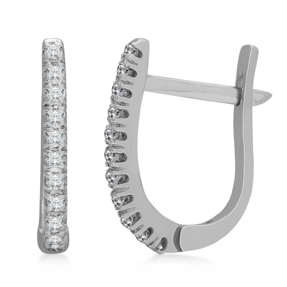 CARA DIAMANTI Gold Earrings with Diamonds K102-10076