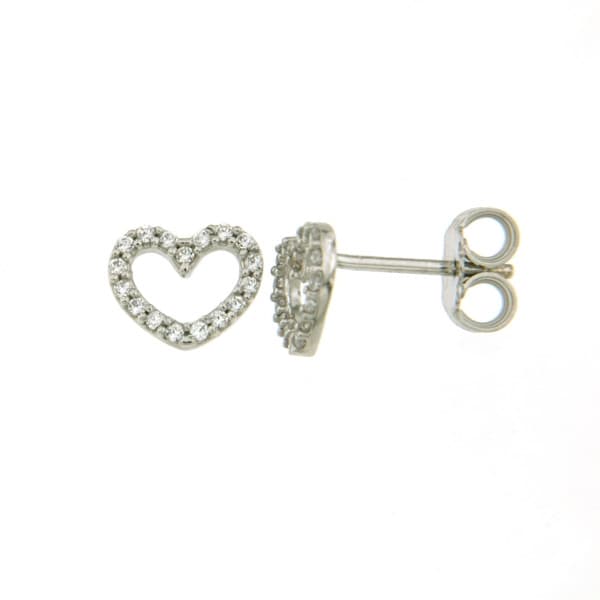 CARA DIAMANTI Gold Earrings with Diamonds BB0291W/0.19ctsSI/H