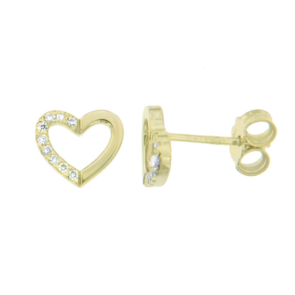 CARA DIAMANTI Gold Earrings with Diamonds BB0354Y/0.10ctsSI/H