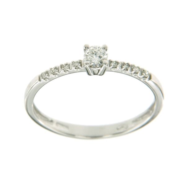 CARA DIAMANTI Gold Ring with Diamonds AA0516.11W/0.09ctsSI/H