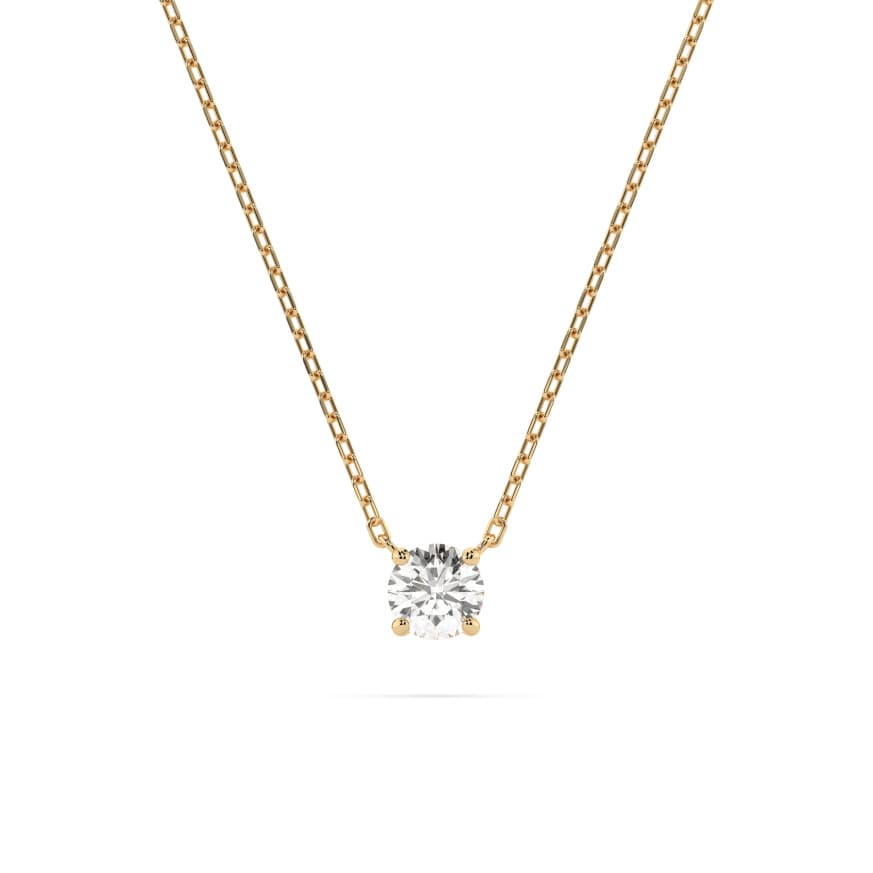 CARA DIAMANTI Gold Necklace with Diamond 0.15 ct K104-10040Y