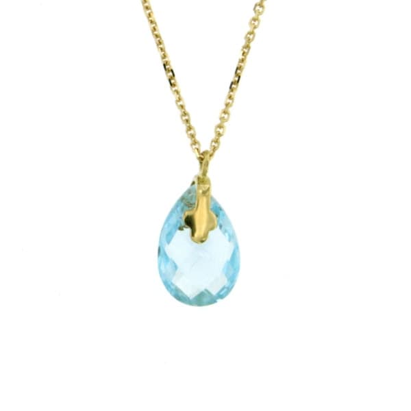 CARA DIAMANTI Gold Necklace with Zircon P2537