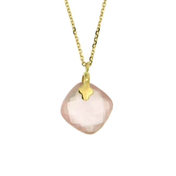 CARA DIAMANTI Gold Necklace with Zircon P2536