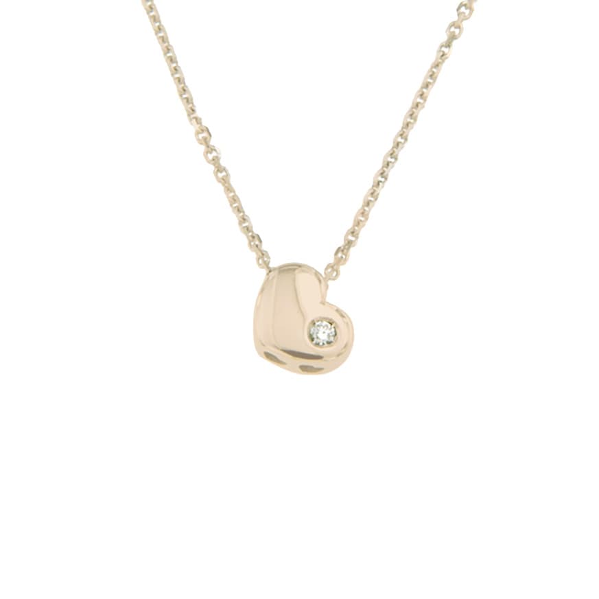 CARA DIAMANTI Gold Necklace with Diamond CLN1527R/0.005ctSI/H