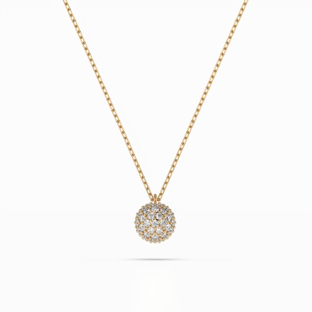 CARA DIAMANTI Gold Necklace with Diamonds K104-10065
