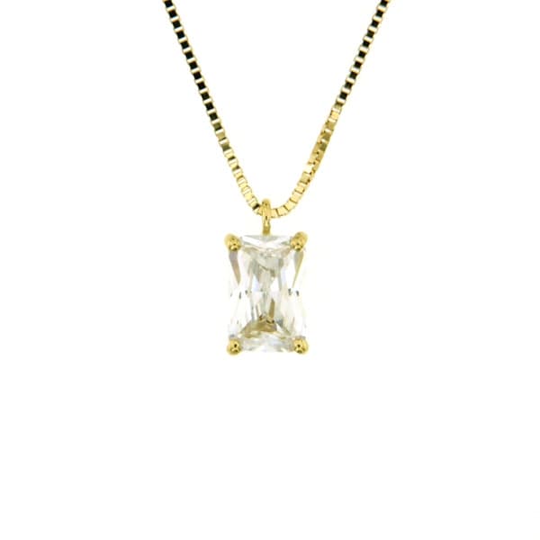 CARA DIAMANTI Gold Necklace with Zirconia P3212