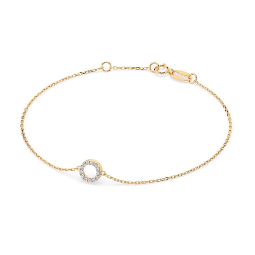 CARA DIAMANTI Gold Bracelet with Diamonds K105-10015Y