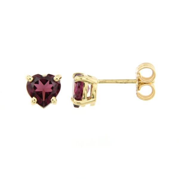 CARA DIAMANTI Gold Earrings with Rhodolite BB0159RD