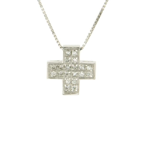 CARA DIAMANTI Gold Necklace with Diamonds CLN1117