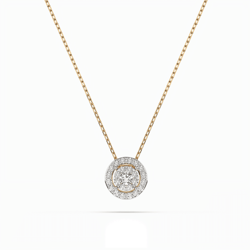 CARA DIAMANTI Gold Necklace with Diamonds K104-10002Y