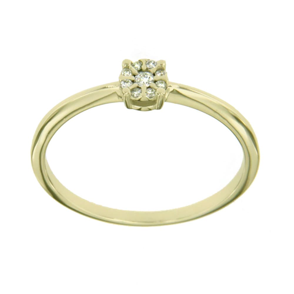 CARA DIAMANTI Gold Ring with Diamond AA0570Y/0.07ctsSI/H