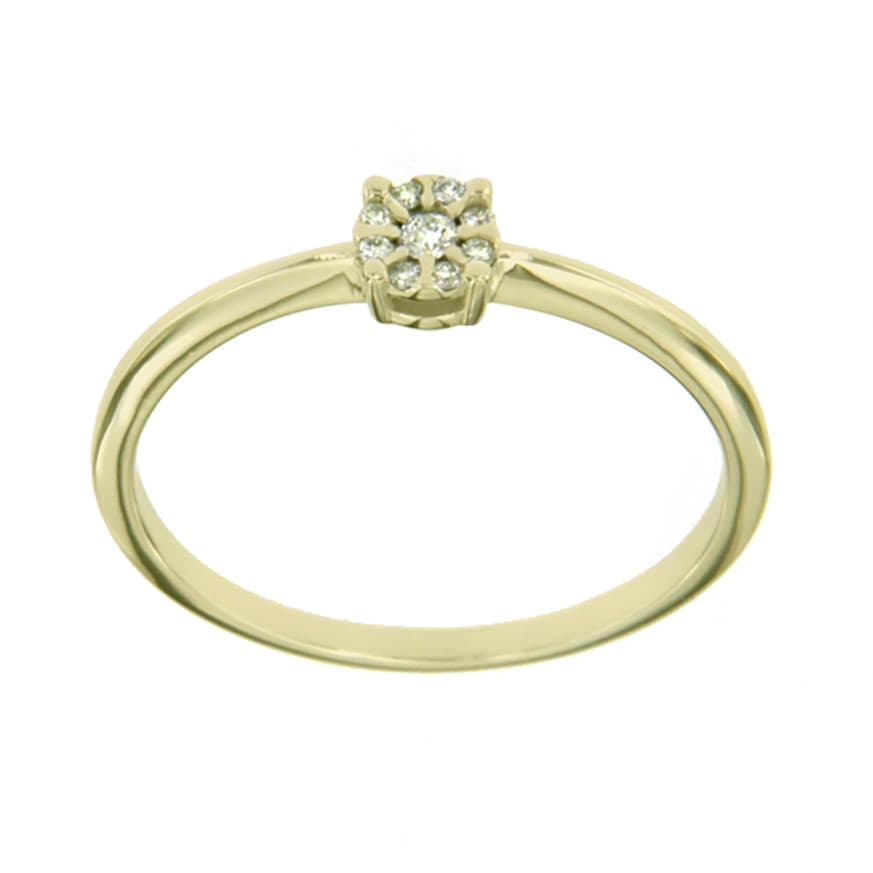 CARA DIAMANTI Gold Ring with Diamond AA0570Y/0.07ctsSI/H