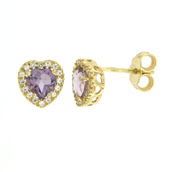 CARA DIAMANTI Gold Earrings with Zirconia OR3690 Q