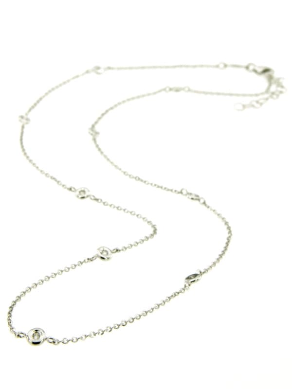 CARA DIAMANTI Gold Necklace with Diamonds CLN1584H