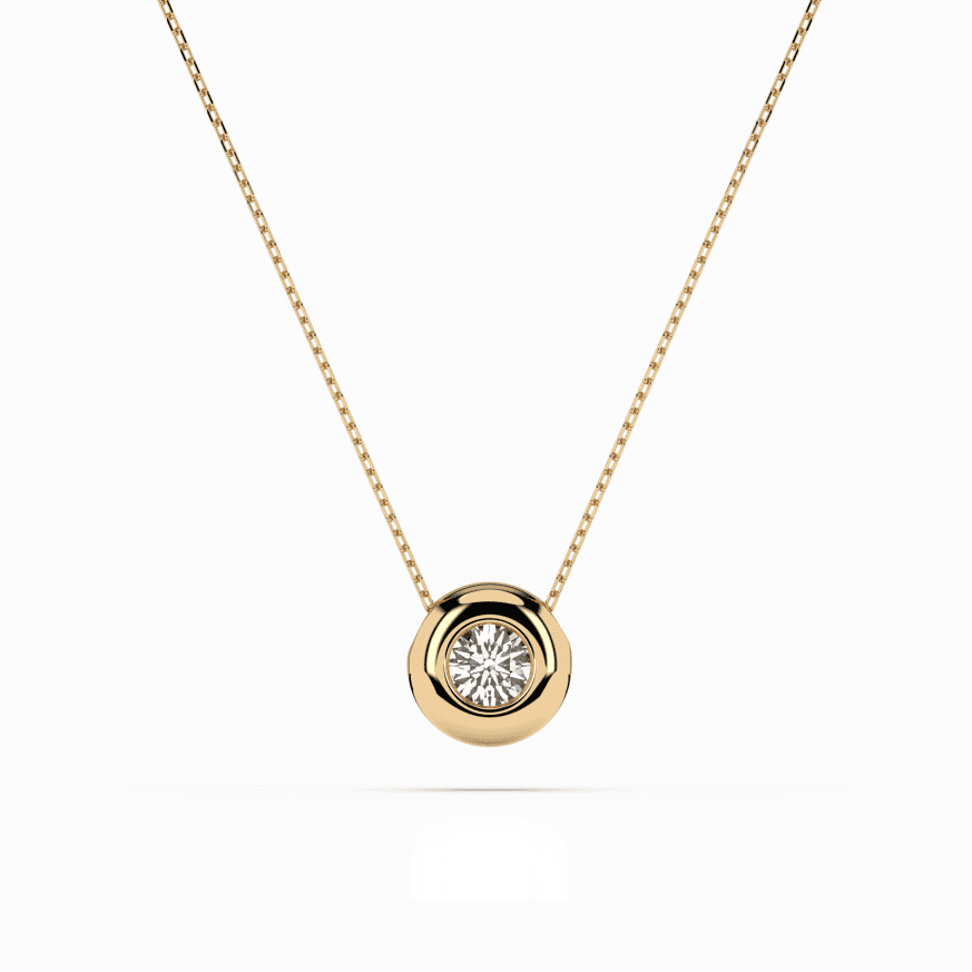CARA DIAMANTI Gold Necklace with Diamond K104-10007W