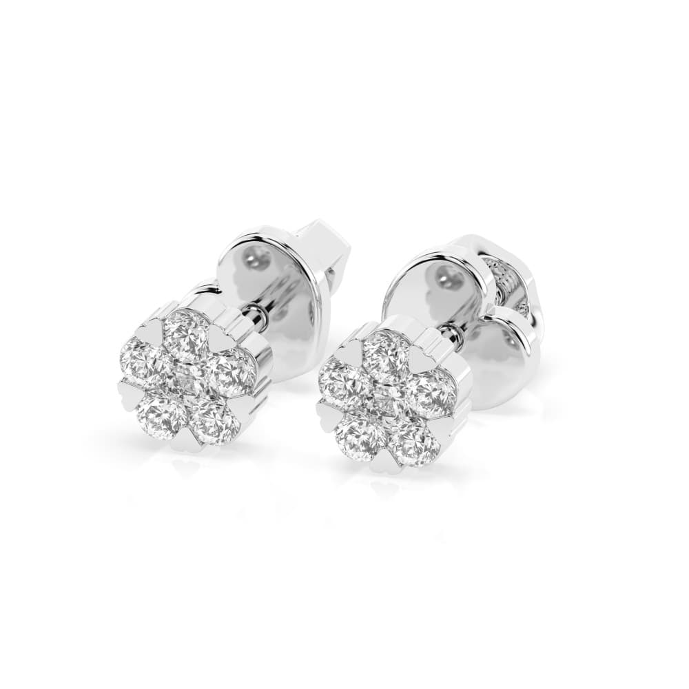 CARA DIAMANTI Gold Earrings with Diamonds K102-10015
