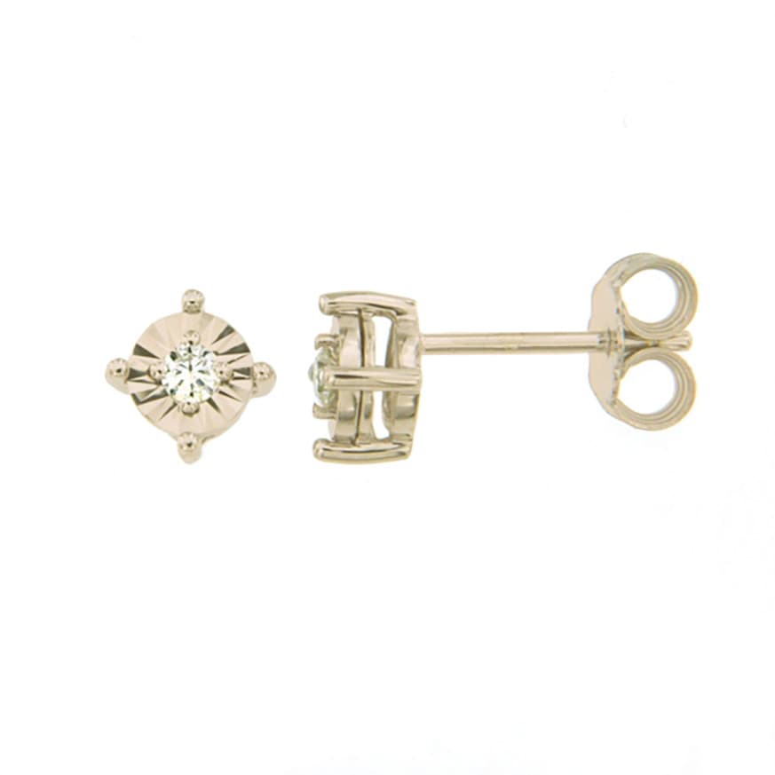 CARA DIAMANTI Gold Earrings with Diamonds BB0524R/0.22ctsSI/H