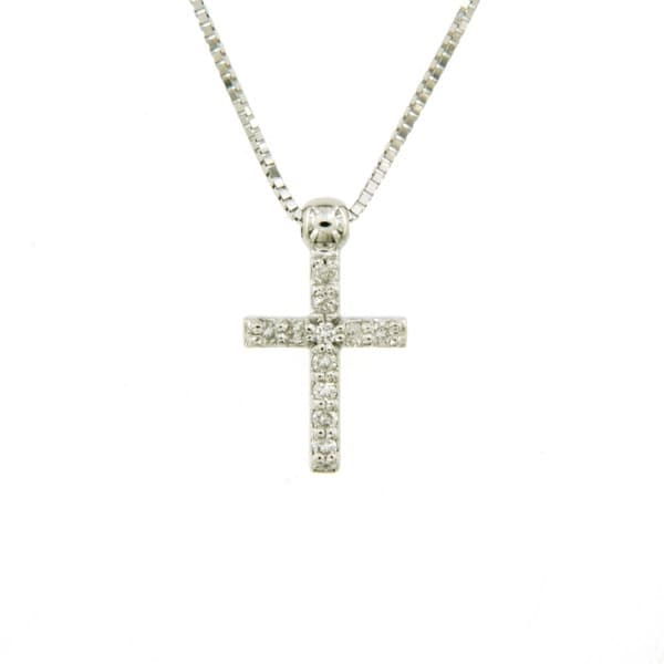 CARA DIAMANTI Gold Necklace with Diamonds CLN1580H