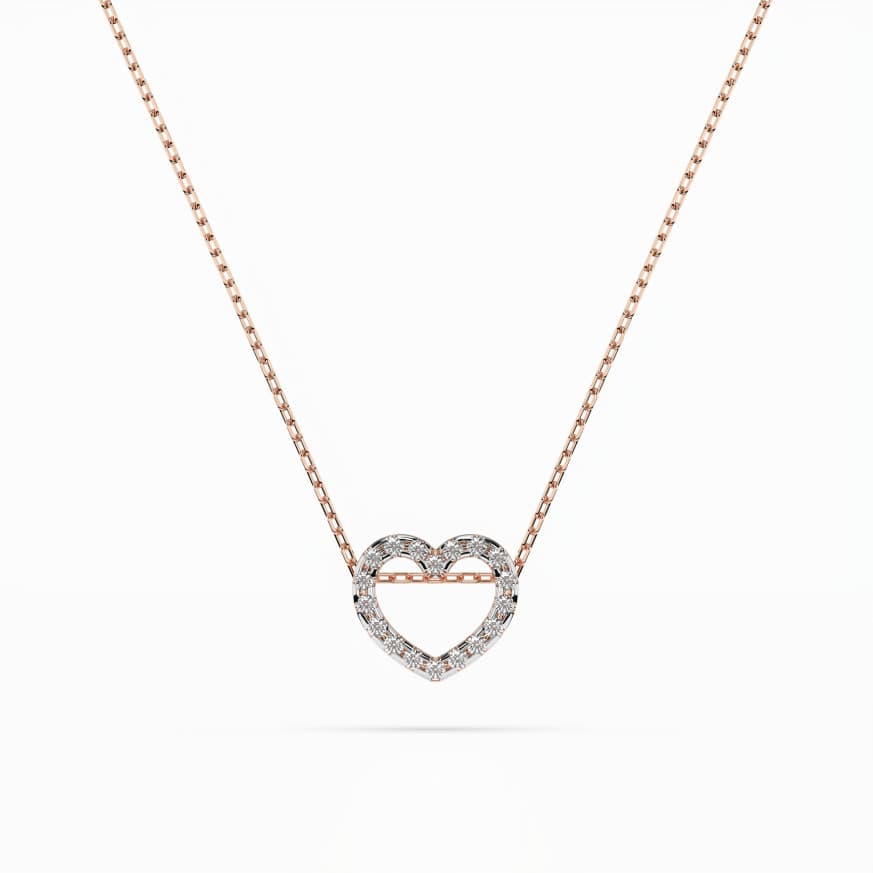 CARA DIAMANTI Gold Necklace with Diamonds K104-10051R