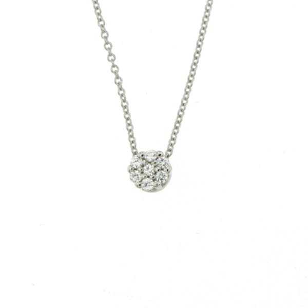 CARA DIAMANTI Gold Necklace with Zirconia P2523