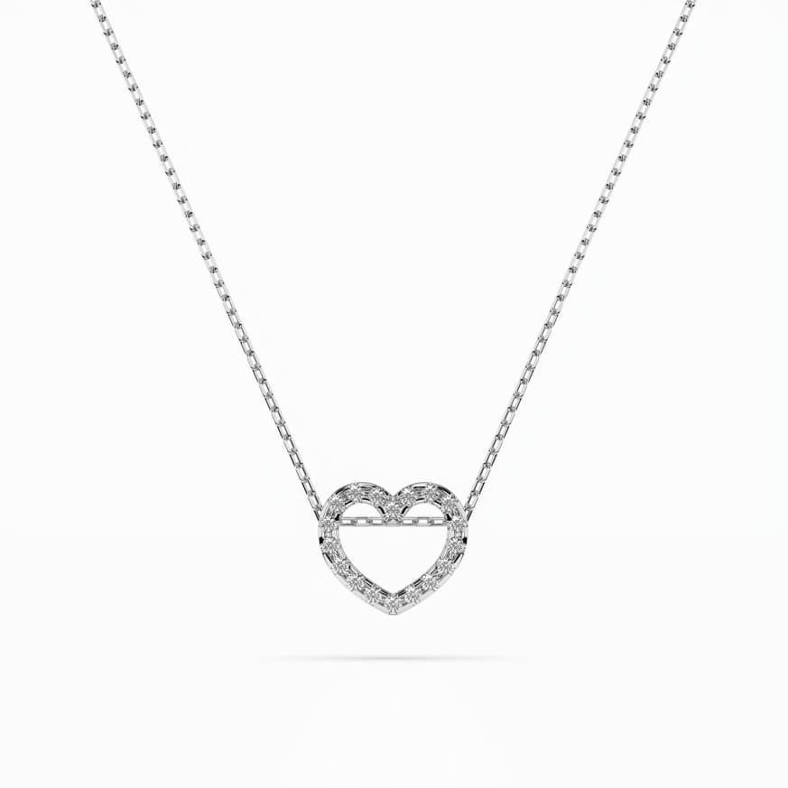 CARA DIAMANTI Gold Necklace with Diamonds K104-10051W