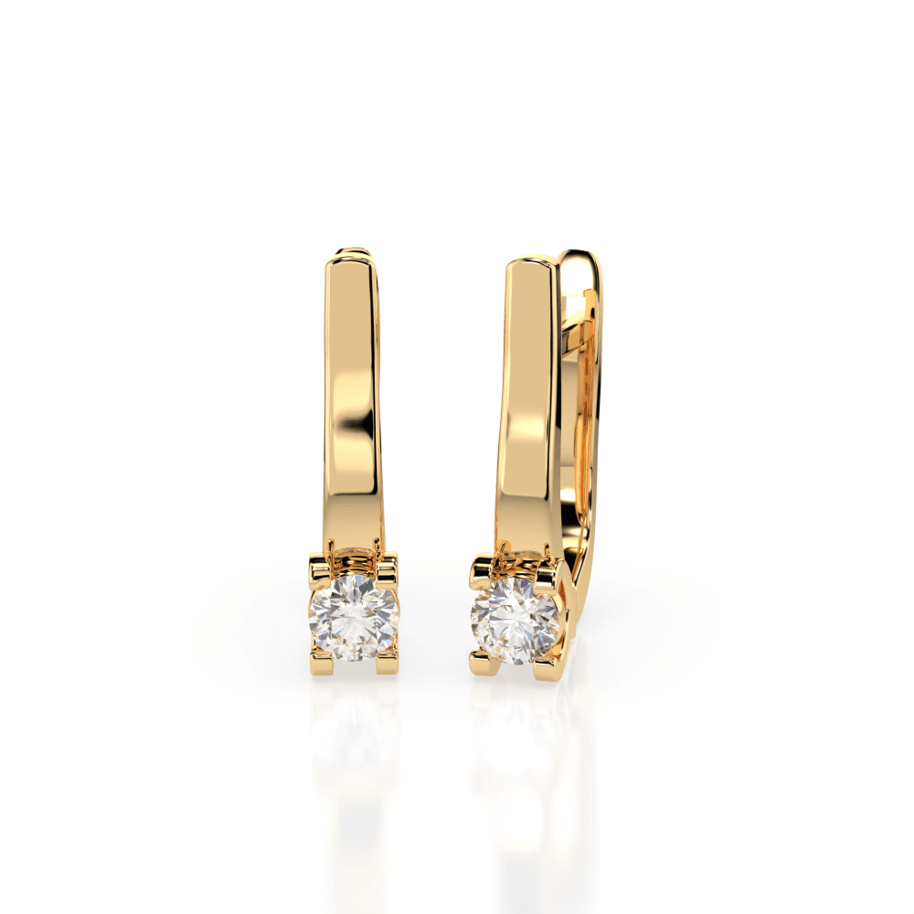 CARA DIAMANTI Gold Earrings with Diamonds K102-10022/0,20CT