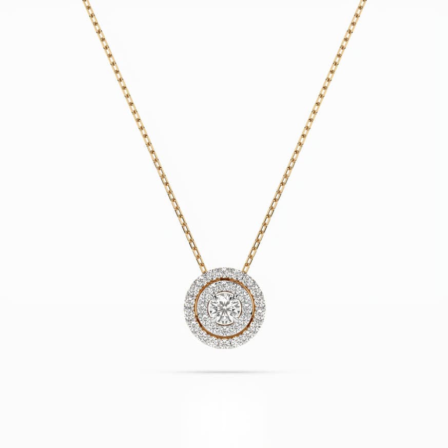 CARA DIAMANTI Gold Necklace with Diamonds K104-10043Y