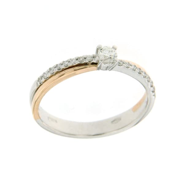 CARA DIAMANTI Gold Ring with Diamond AA0453.10WR/0.21G/VS/H