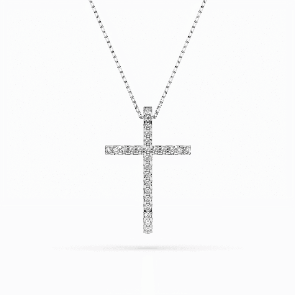 CARA DIAMANTI Gold Necklace with Diamonds K104-10026