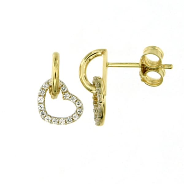 CARA DIAMANTI Gold Earrings with Zirconia OR5146