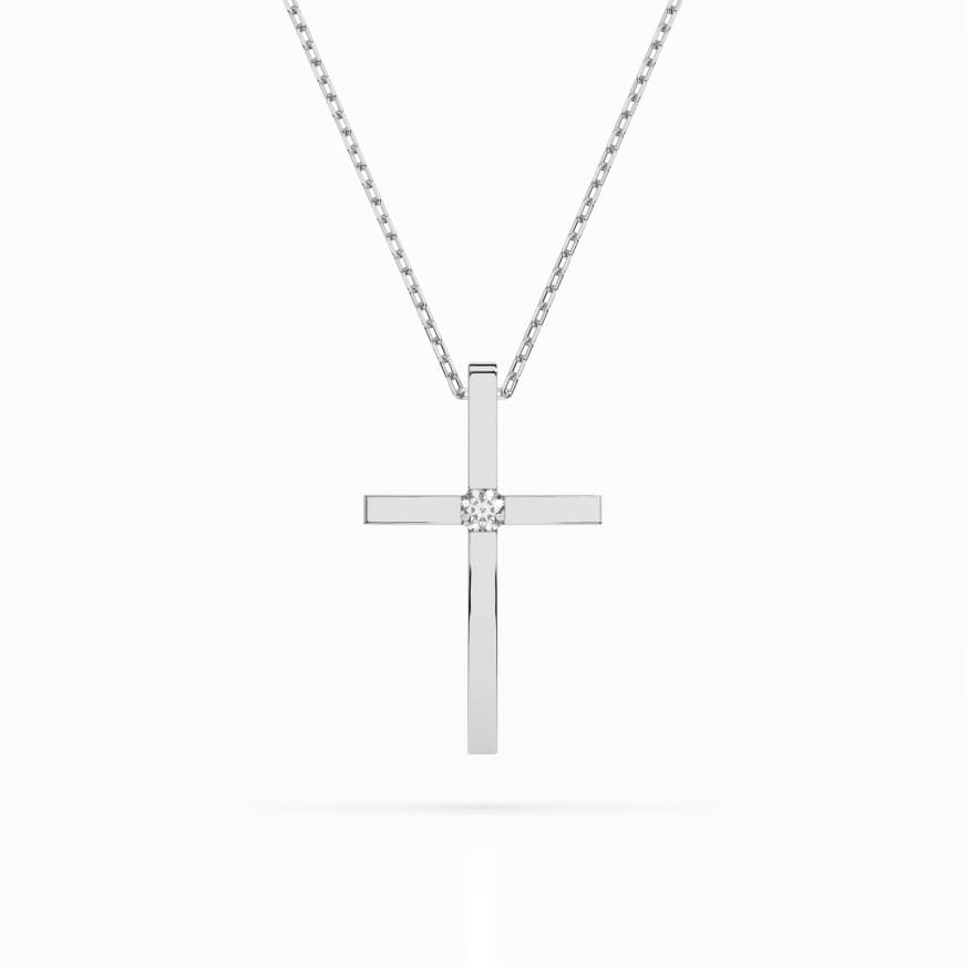 CARA DIAMANTI Gold Necklace with Diamonds K104-10031W