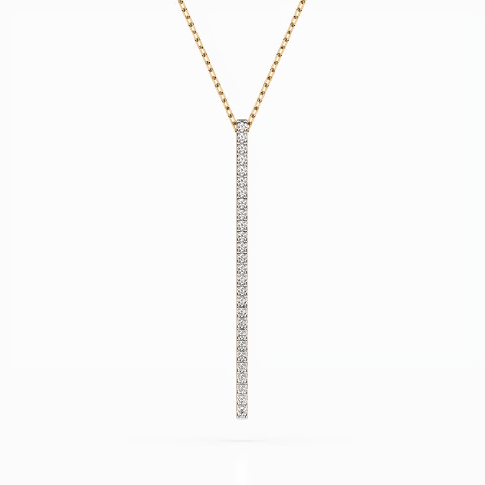 CARA DIAMANTI Gold Necklace with Diamonds K104-10050