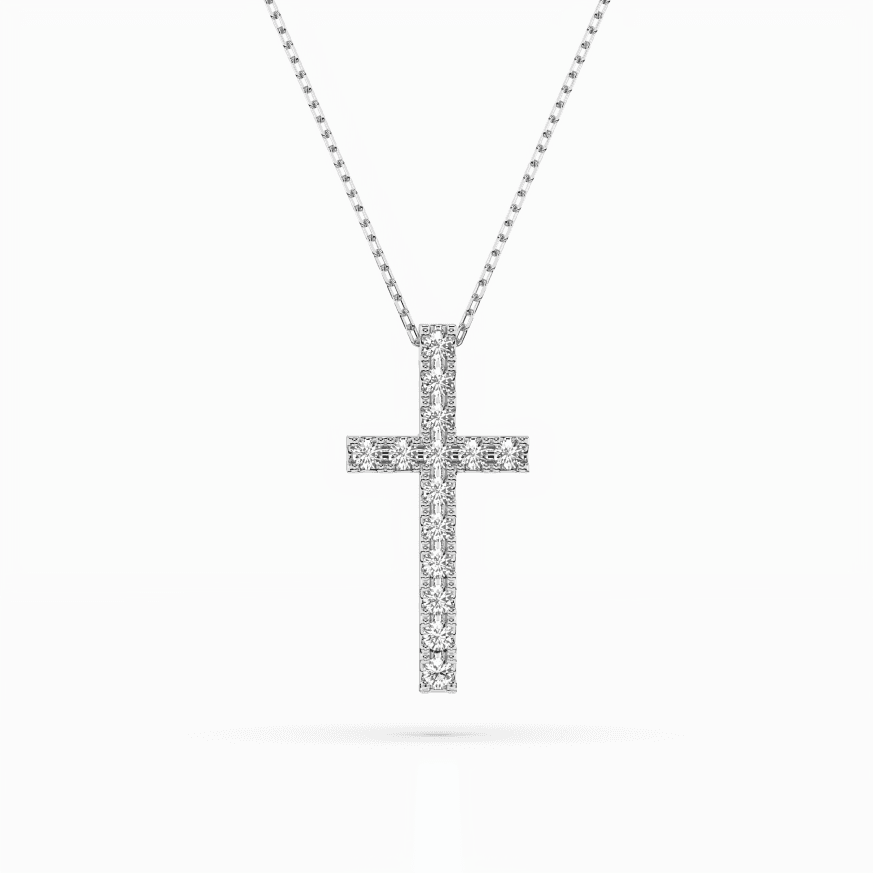 CARA DIAMANTI Gold Necklace with Diamonds K104-10025W