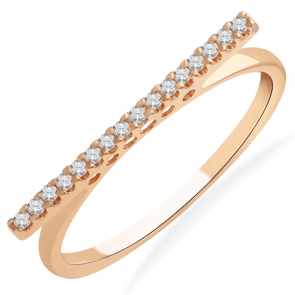 CARA DIAMANTI Gold Ring with Diamonds K101-10083/Y