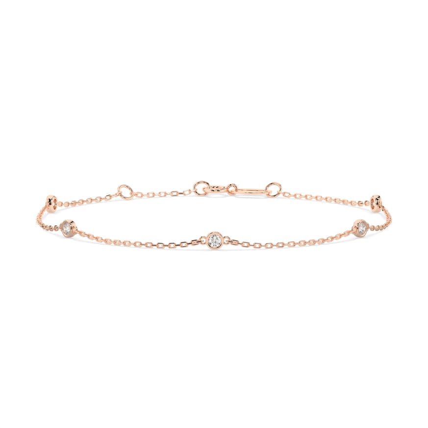 CARA DIAMANTI Gold Bracelet with Diamonds K105-10008R