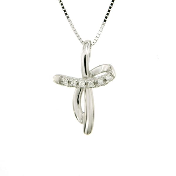 CARA DIAMANTI Gold Necklace with Diamonds CLN1113H