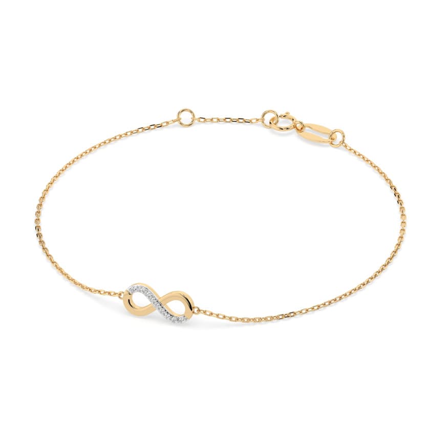 CARA DIAMANTI Gold Bracelet with Diamonds K105-10009Y