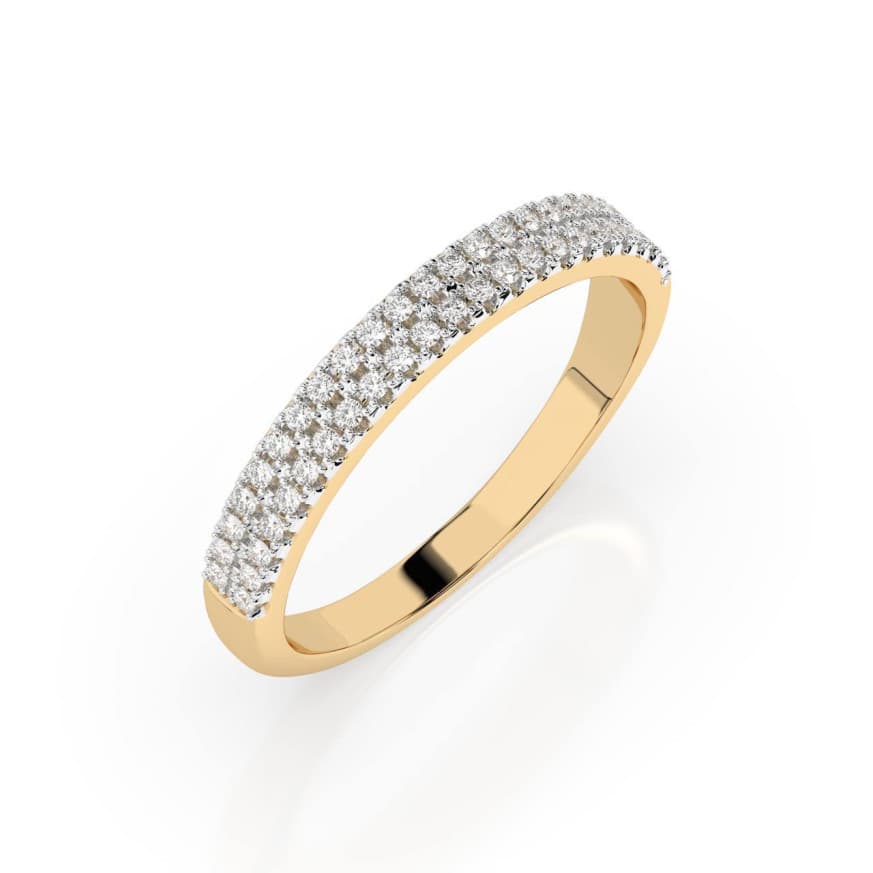 CARA DIAMANTI Gold Ring with Diamonds K101-10300Y