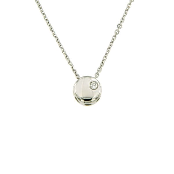 CARA DIAMANTI Gold Necklace with Diamond CLN1529W/0.005ctSI/H