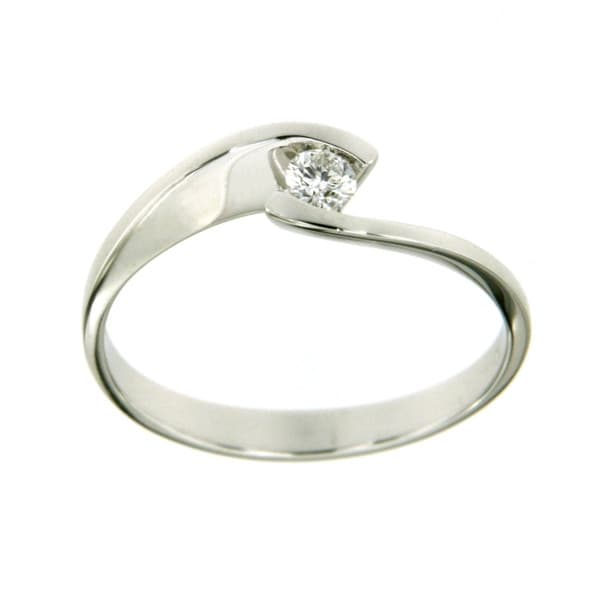 CARA DIAMANTI Gold Ring with Diamond AA0441W/0.10ctsSI/H