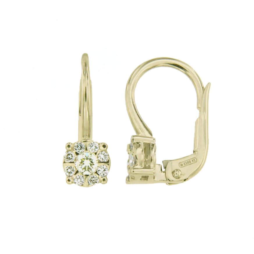 CARA DIAMANTI Gold Earrings with Diamonds BB0461Y/0.30ctsSI/H