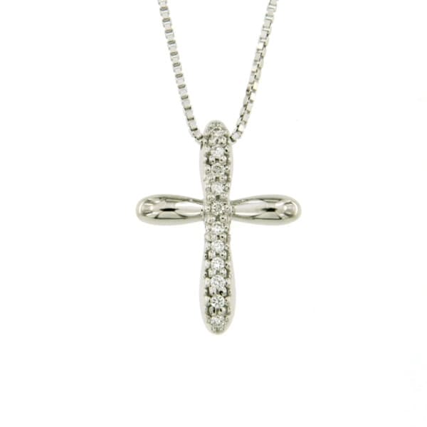 CARA DIAMANTI Gold Necklace with Diamonds CLN 1259H