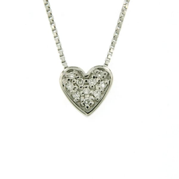 CARA DIAMANTI Gold Necklace with Diamond CLN1302W/0.06ctsSI/H