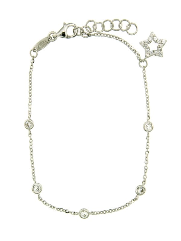 CARA DIAMANTI Gold Bracelet with Zirconia BRZ1450W