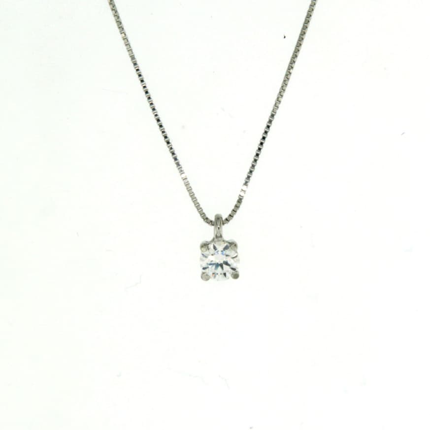 CARA DIAMANTI Gold Necklace with Zircon P1944