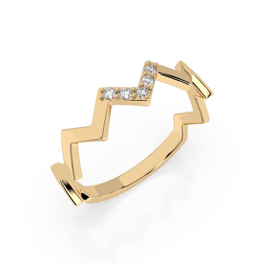 CARA DIAMANTI Gold Ring with Diamonds K101-10162/1