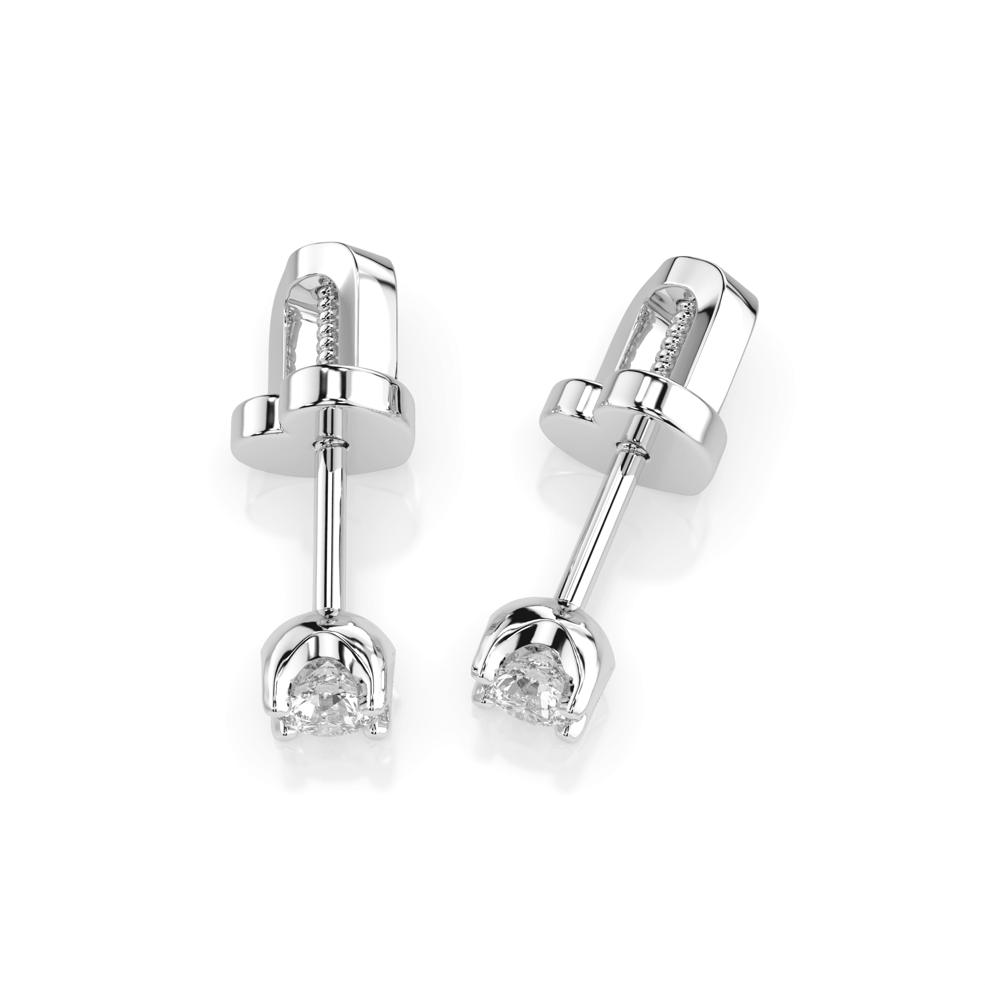 Solitaire Butterfly Diamond Earrings 102-10020(3.0) 2