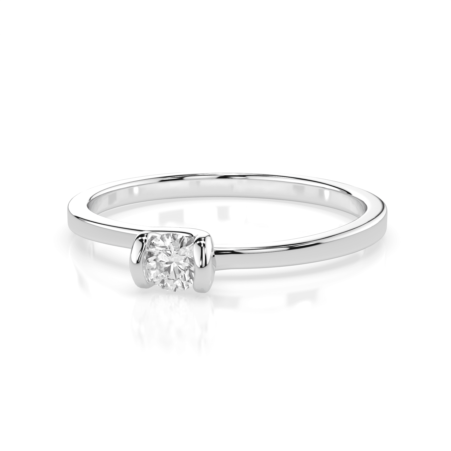 Solitaire Diamond Ring 101-10016(2.5) 3