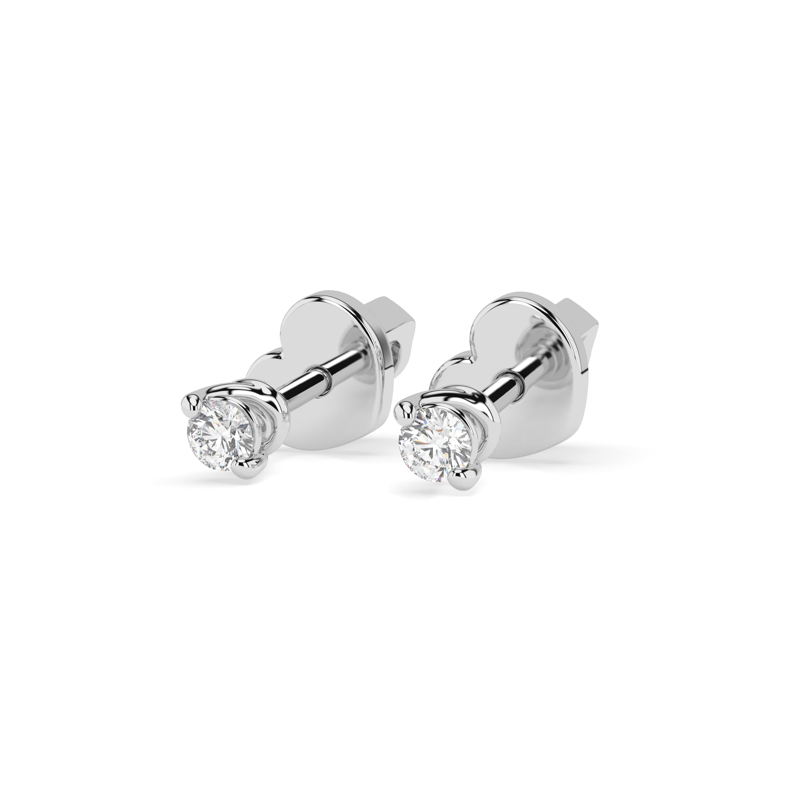 Solitaire Butterfly Diamond Earrings 102-10032(2.2) 3